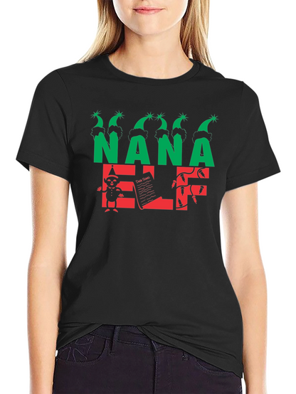 NANA ELF Christmas Holiday T-Shirt