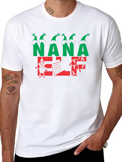 NANA ELF Christmas Holiday T-Shirt
