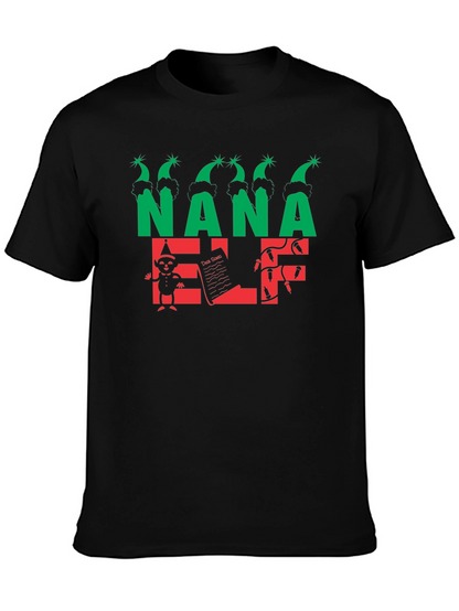 NANA ELF Christmas Holiday T-Shirt