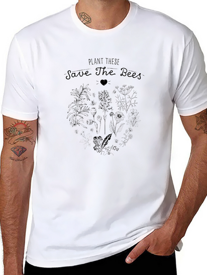 Plant These Save The Bees Graphic Tee