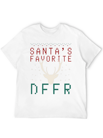 Santas Favorite Deer Christmas T-Shirt