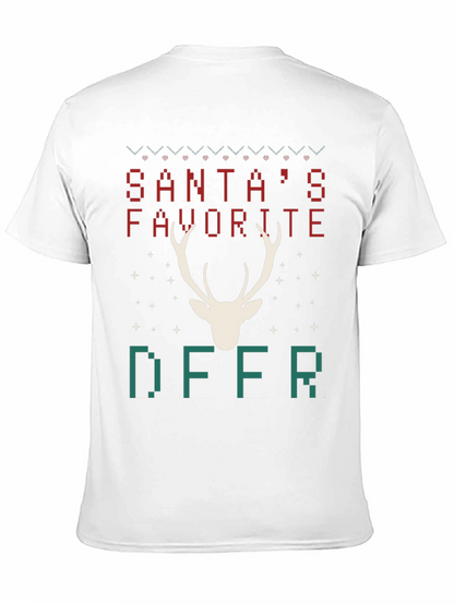 Santas Favorite Deer Christmas T-Shirt