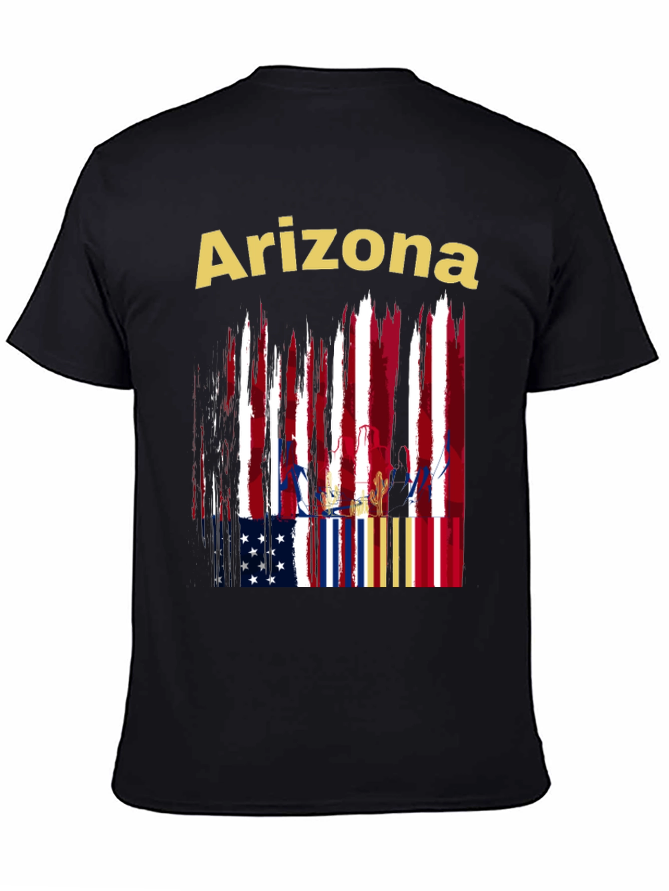 Arizona Graphic Tee - Mens Black T-Shirt