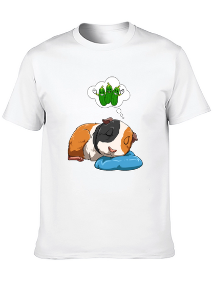 Dreaming Guinea Pig T-Shirt - Cute Pet Lover Tee