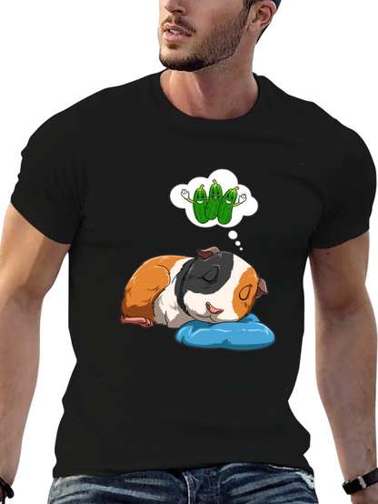 Dreaming Guinea Pig T-Shirt - Cute Pet Lover Tee