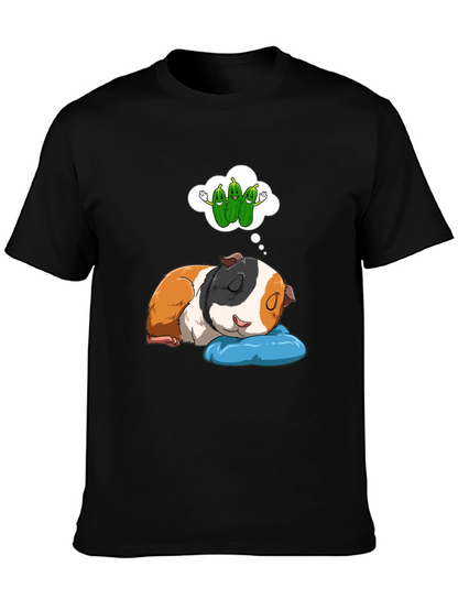 Dreaming Guinea Pig T-Shirt - Cute Pet Lover Tee