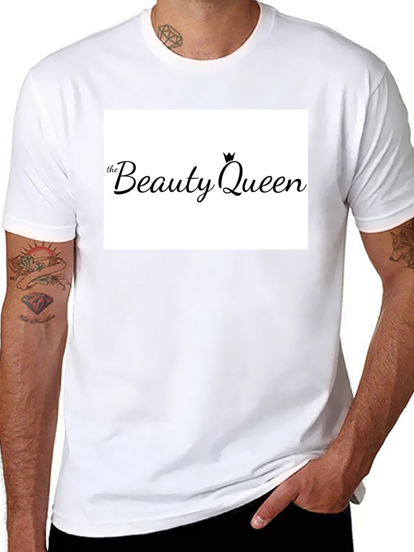 Beauty Queen Black T-Shirt