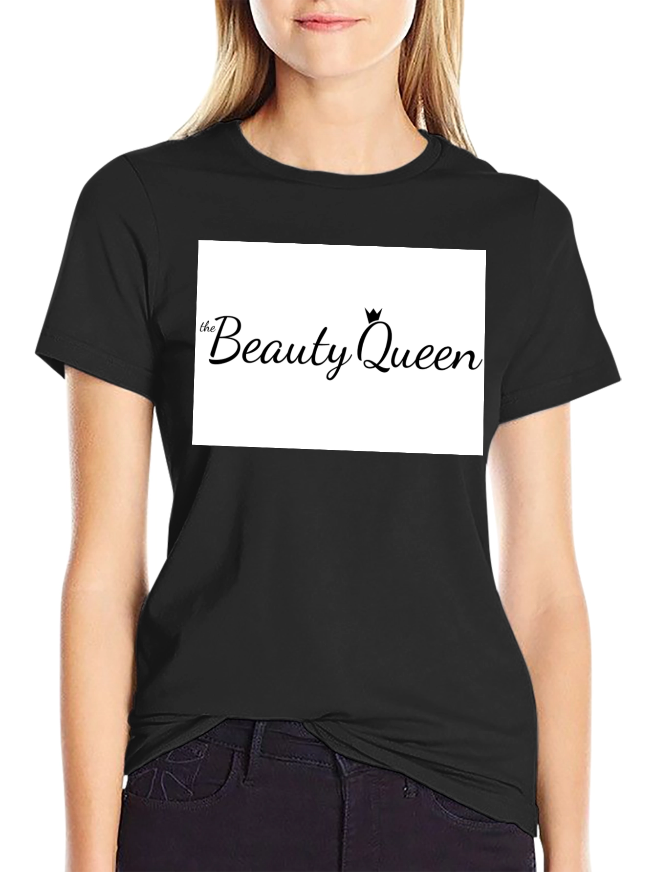 Beauty Queen Black T-Shirt