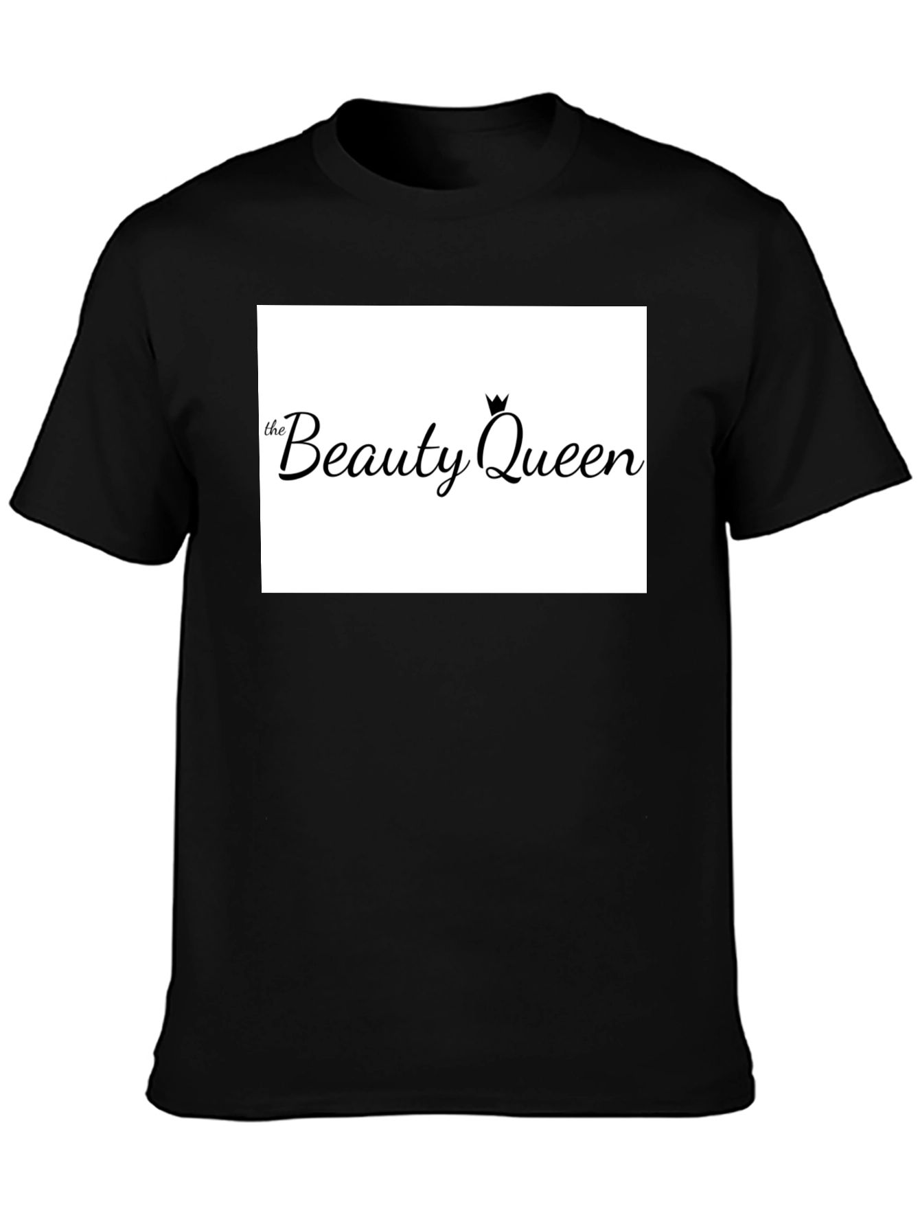 Beauty Queen Black T-Shirt