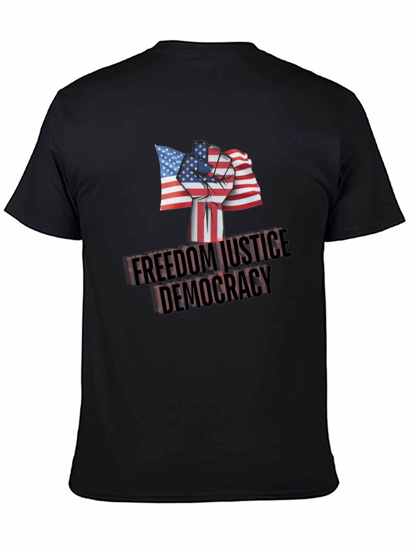 Freedom Justice Democracy T-Shirt Patriotic Tee