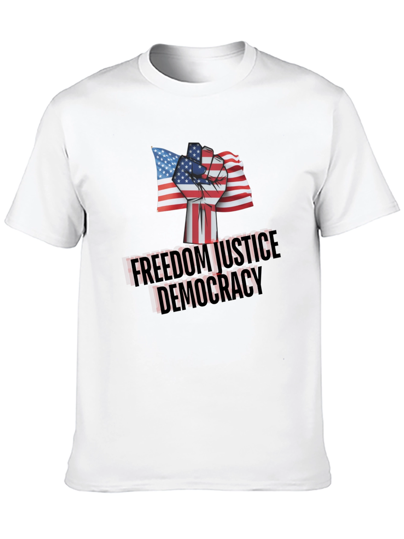 Freedom Justice Democracy T-Shirt Patriotic Tee