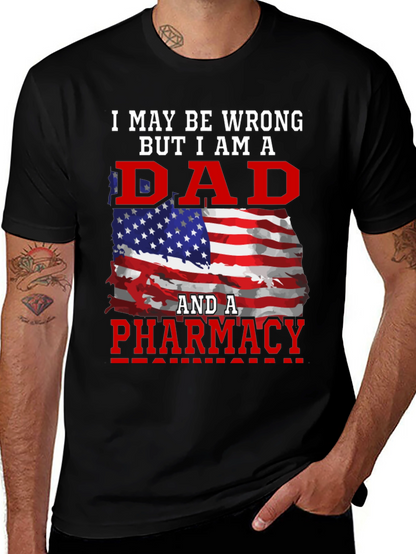 Dad Pharmacy Patriotic T-Shirt