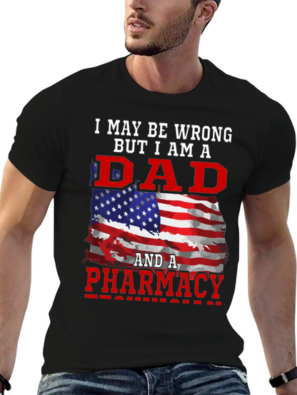 Dad Pharmacy Patriotic T-Shirt