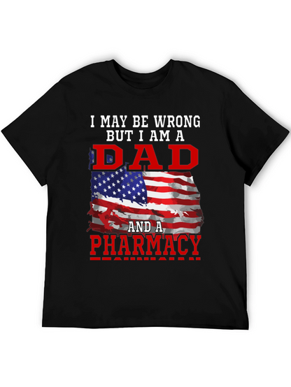 Dad Pharmacy Patriotic T-Shirt