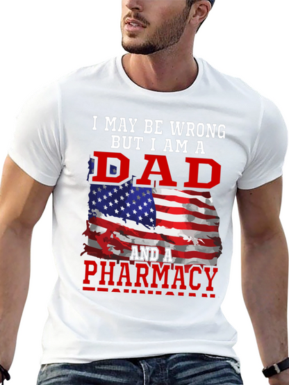 Dad Pharmacy Patriotic T-Shirt