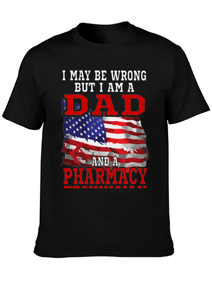 Dad Pharmacy Patriotic T-Shirt