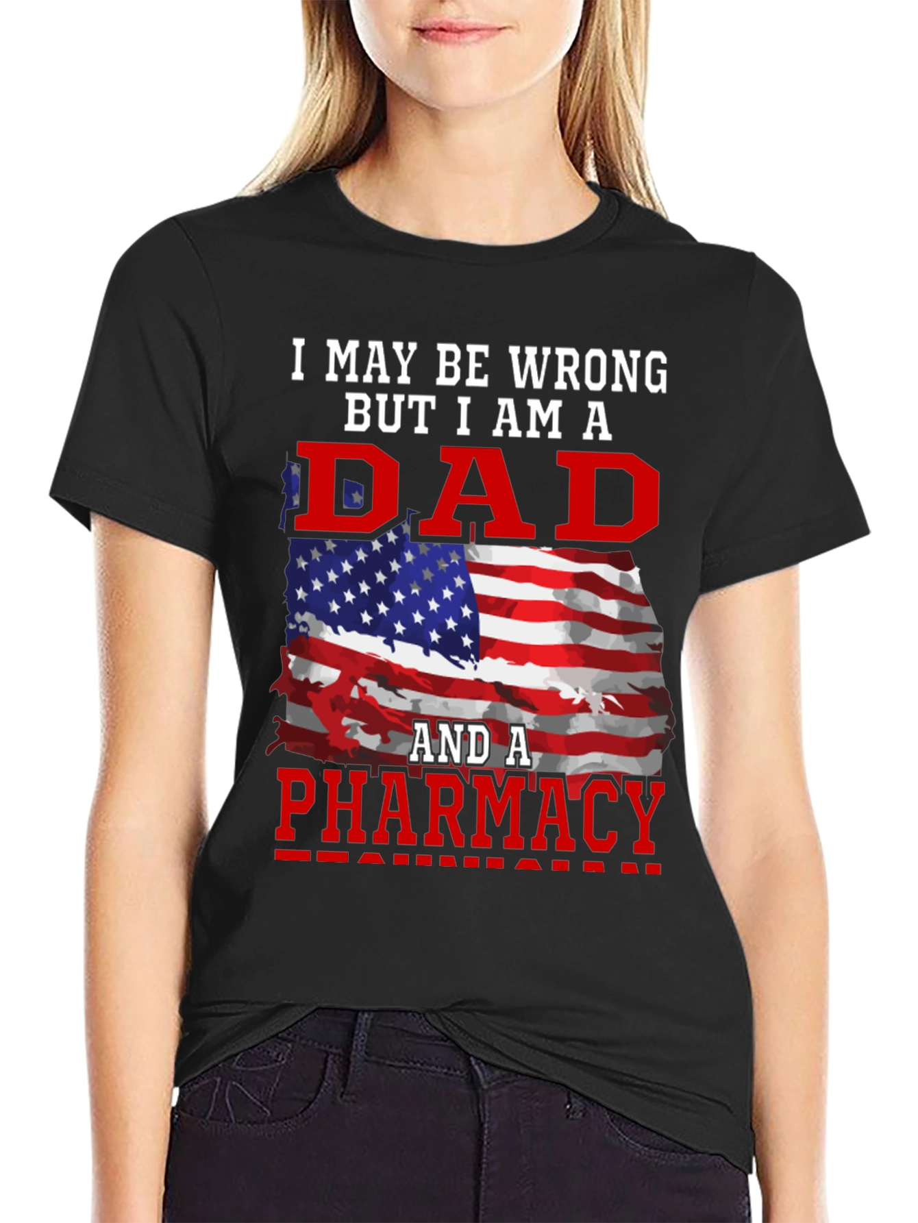Dad Pharmacy Patriotic T-Shirt