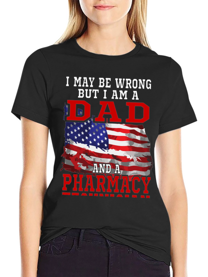 Dad Pharmacy Patriotic T-Shirt
