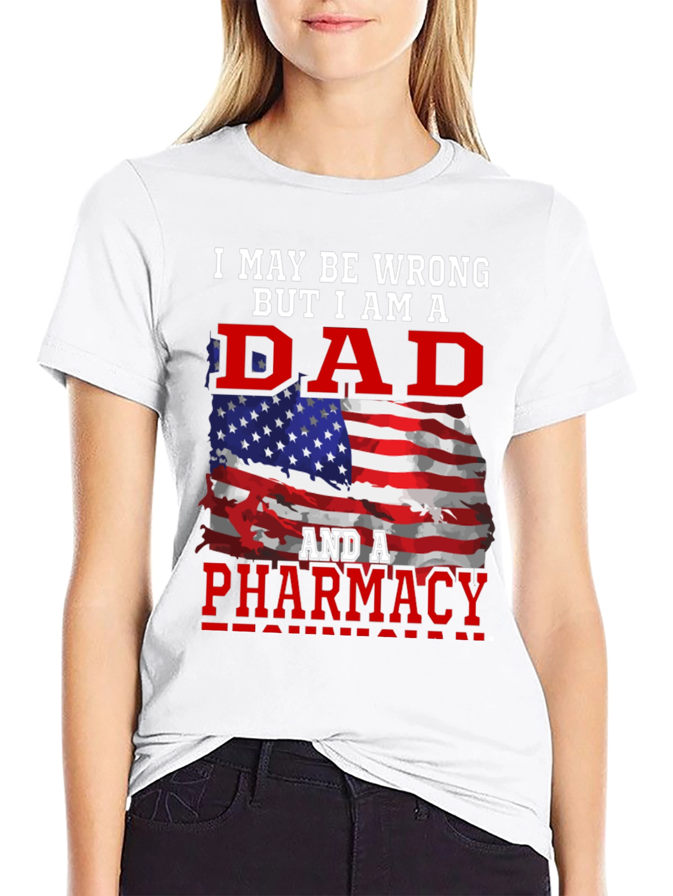 Dad Pharmacy Patriotic T-Shirt