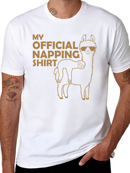 Official Napping Shirt - Llama and Sloth Tee