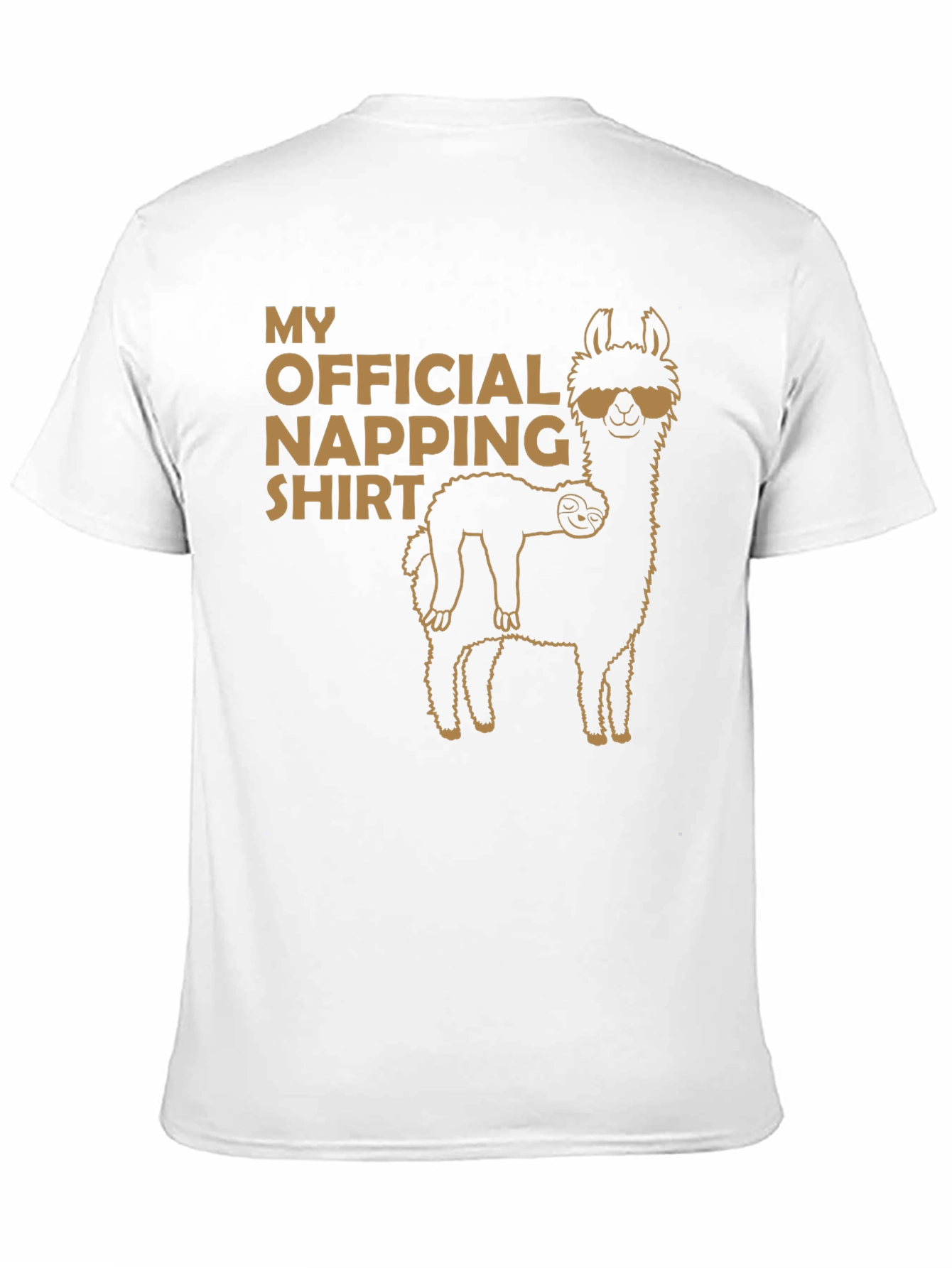 Official Napping Shirt - Llama and Sloth Tee