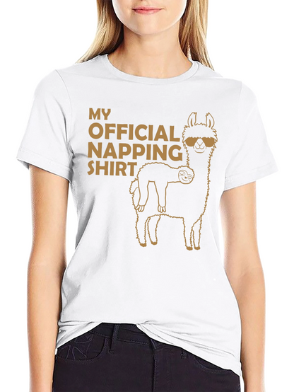 Official Napping Shirt - Llama and Sloth Tee