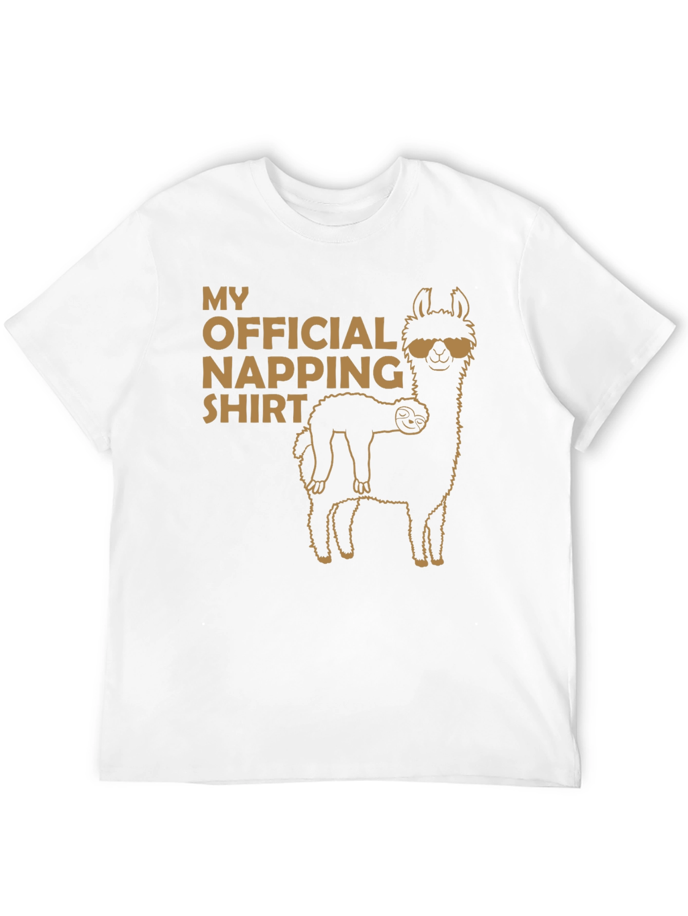 Official Napping Shirt - Llama and Sloth Tee