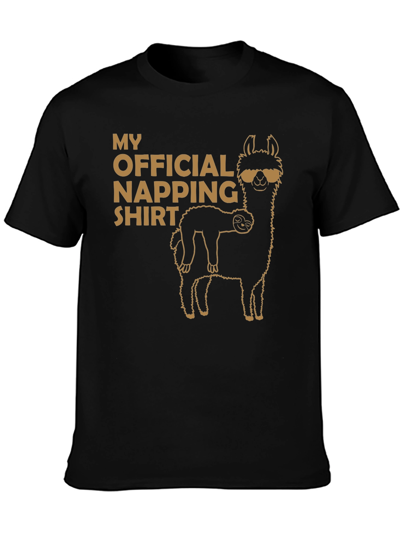 Official Napping Shirt - Llama and Sloth Tee