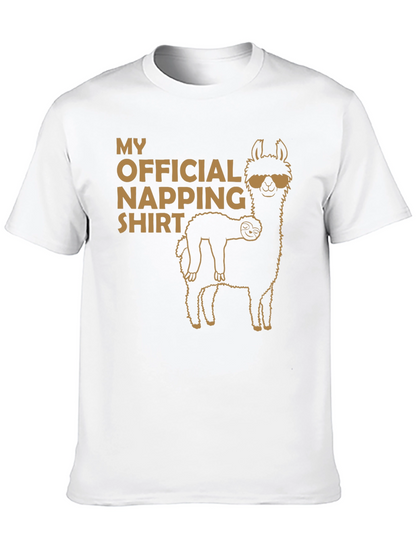 Official Napping Shirt - Llama and Sloth Tee