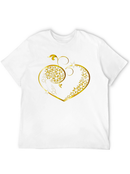 Floral Heart Graphic Tee