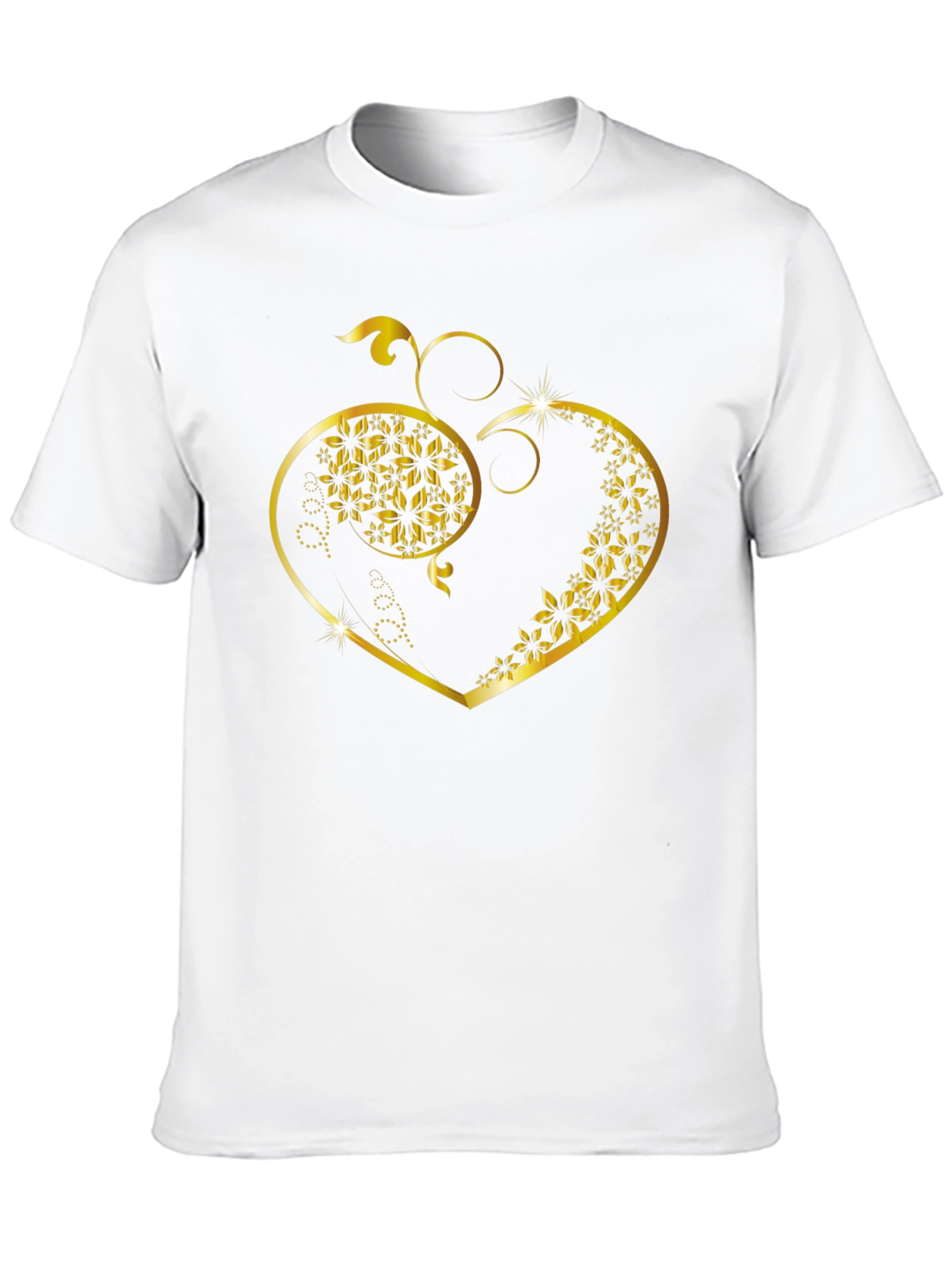 Floral Heart Graphic Tee