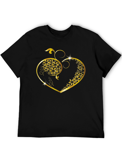 Floral Heart Graphic Tee