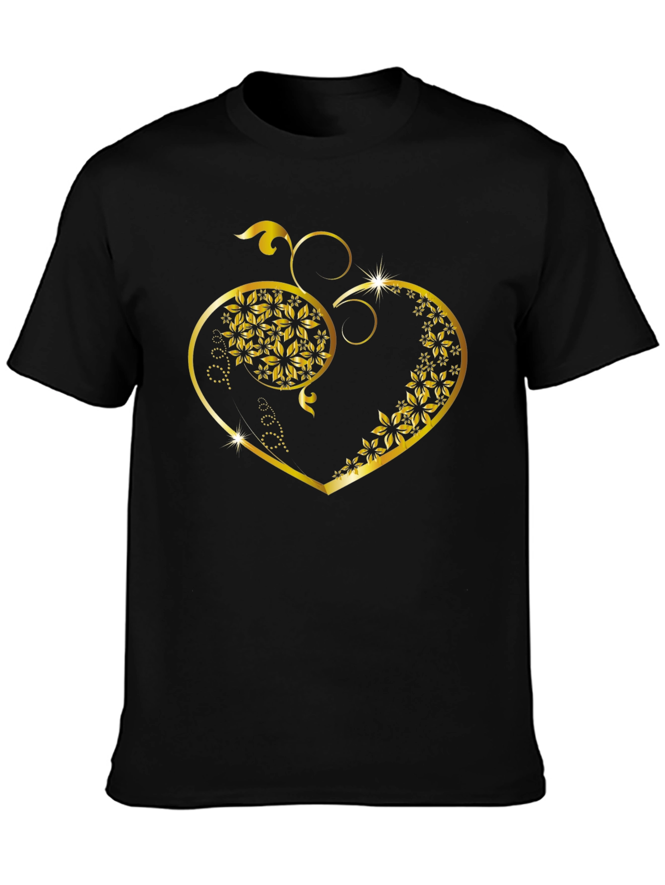 Floral Heart Graphic Tee