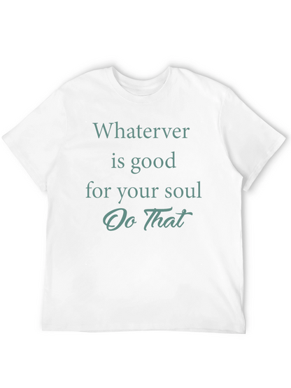 Soulful Vibes Black Tee: Whatever is Good