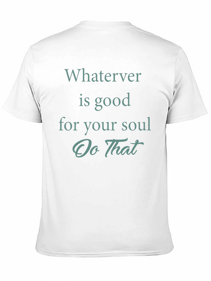 Soulful Vibes Black Tee: Whatever is Good