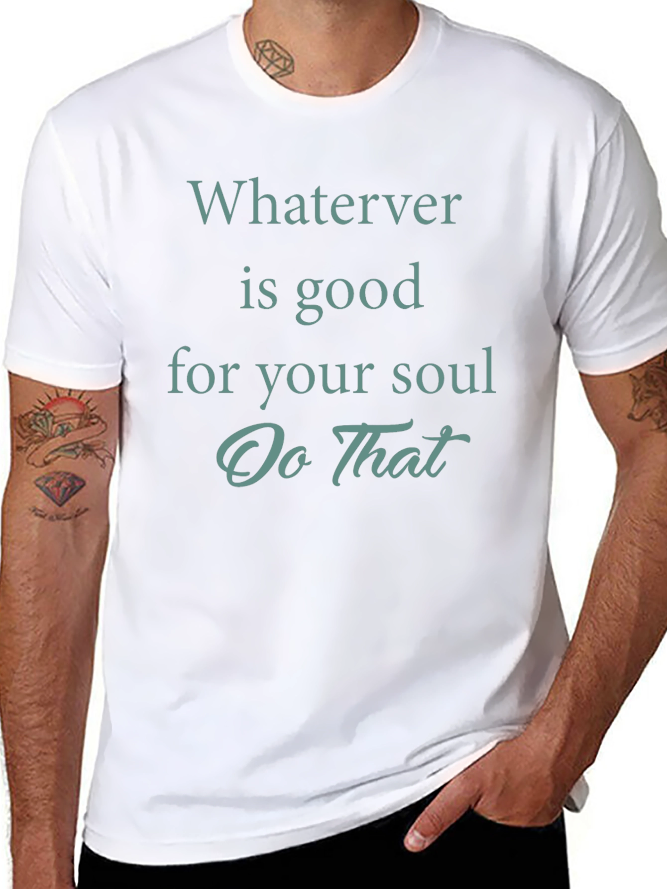 Soulful Vibes Black Tee: Whatever is Good