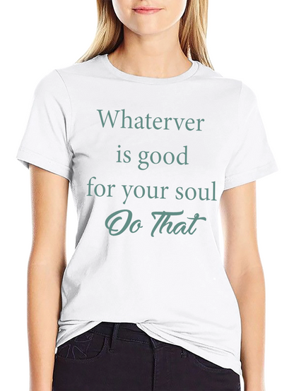 Soulful Vibes Black Tee: Whatever is Good