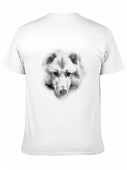 Wolf Head Graphic Black T-Shirt