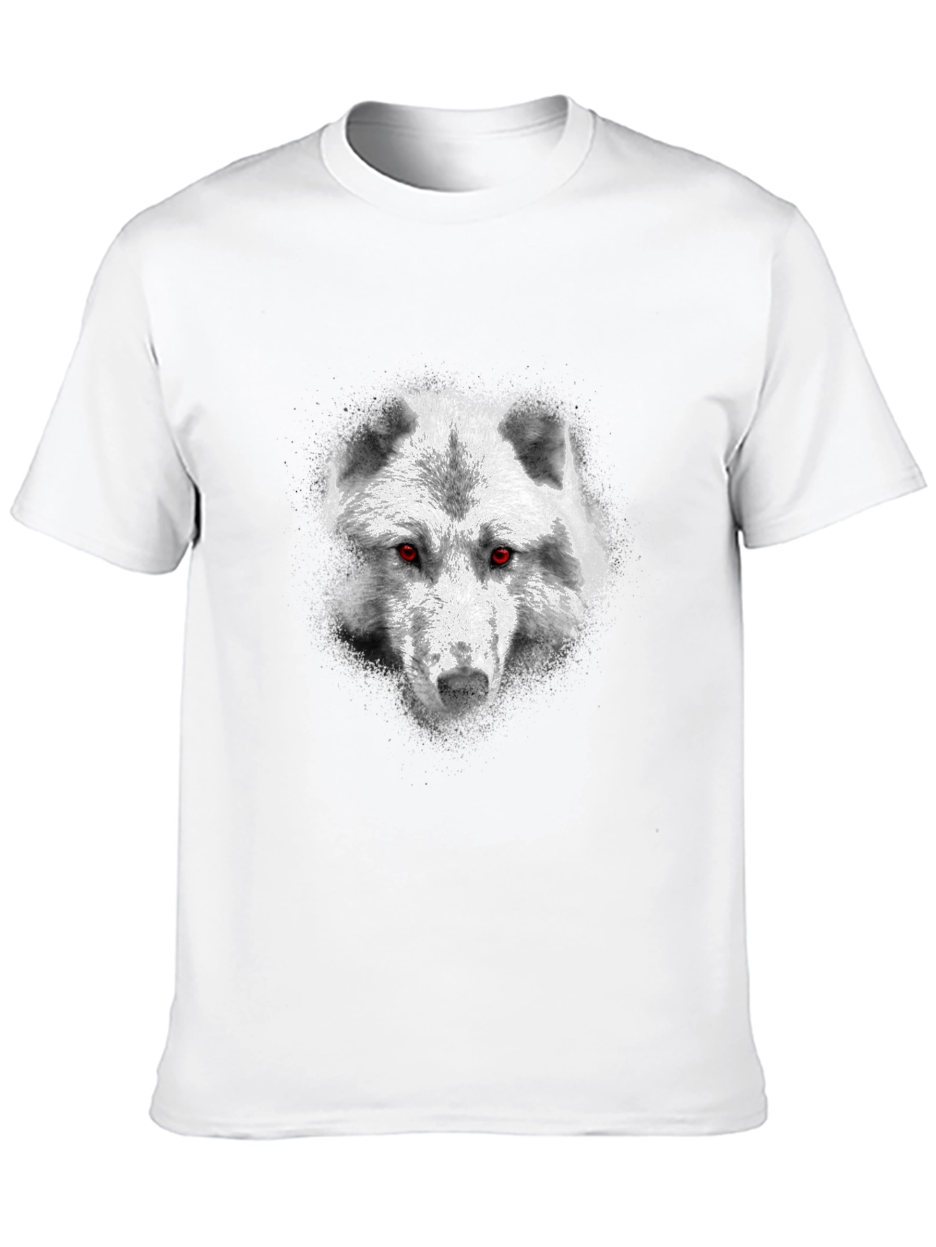 Wolf Head Graphic Black T-Shirt