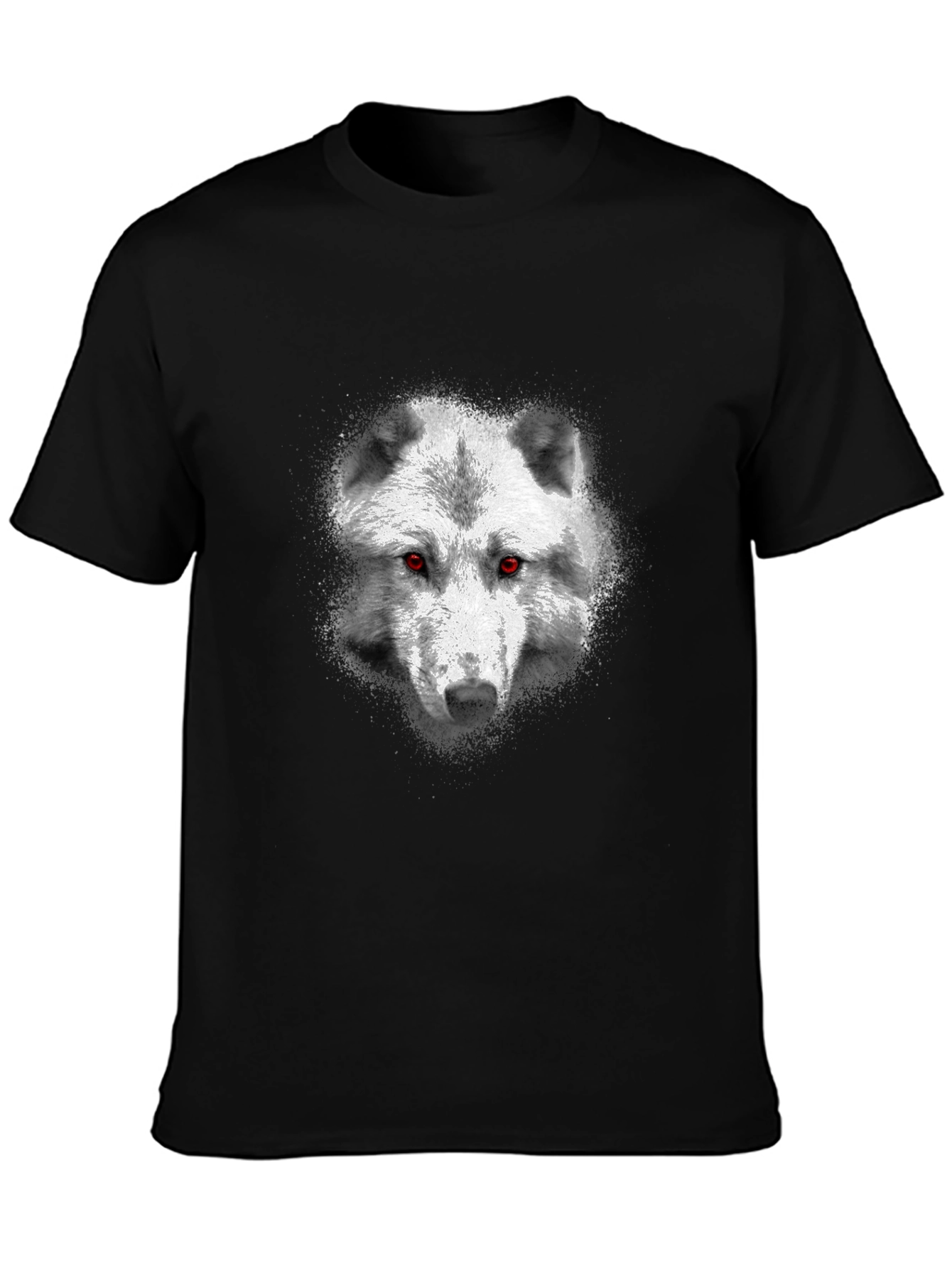 Wolf Head Graphic Black T-Shirt