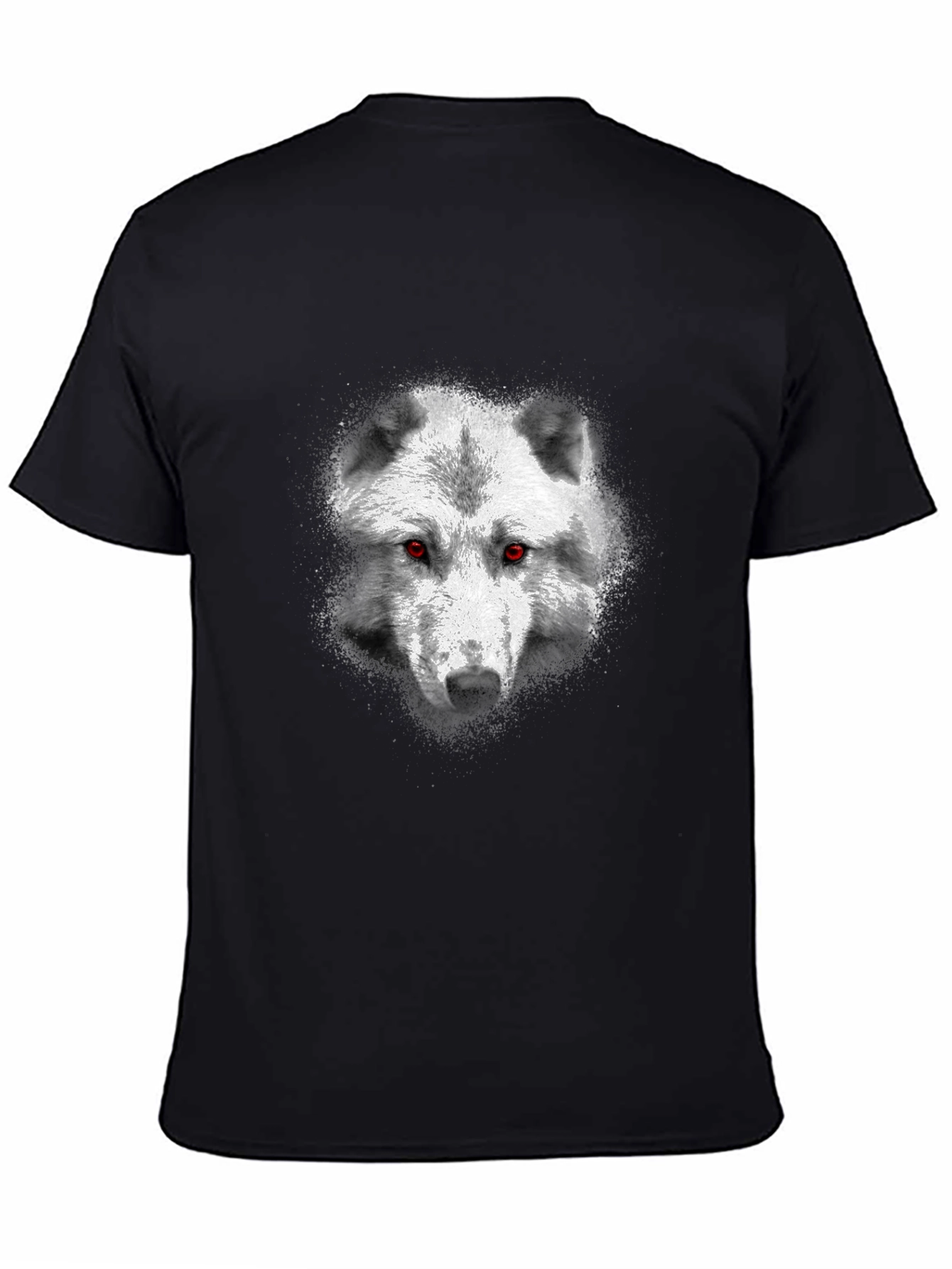 Wolf Head Graphic Black T-Shirt