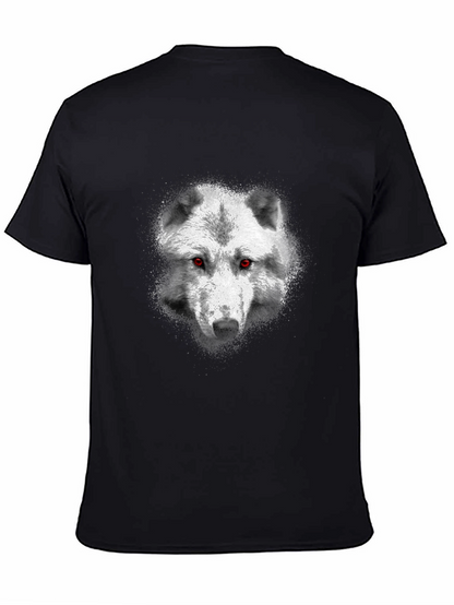 Wolf Head Graphic Black T-Shirt