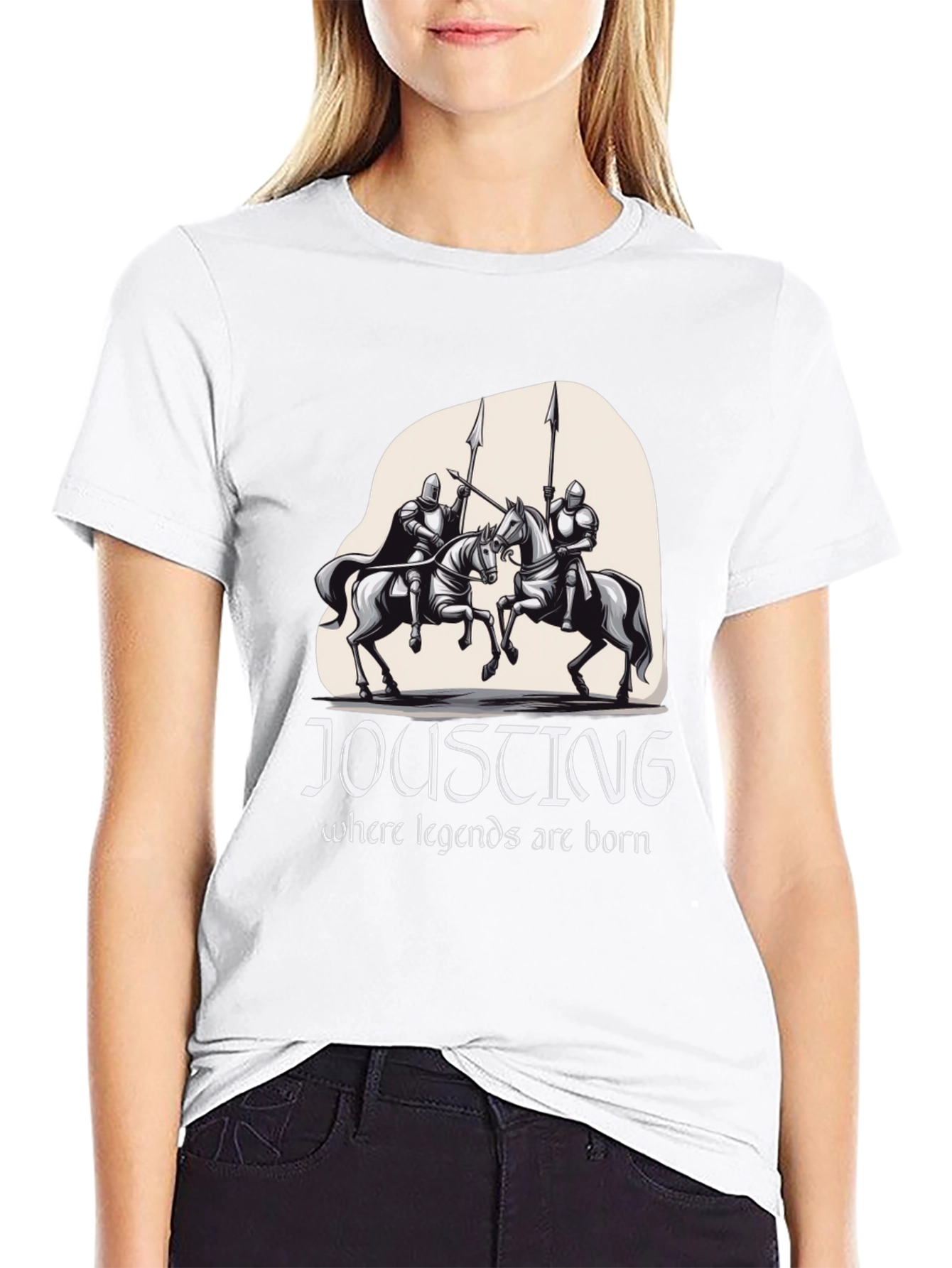 Jousting Legends Black T-Shirt
