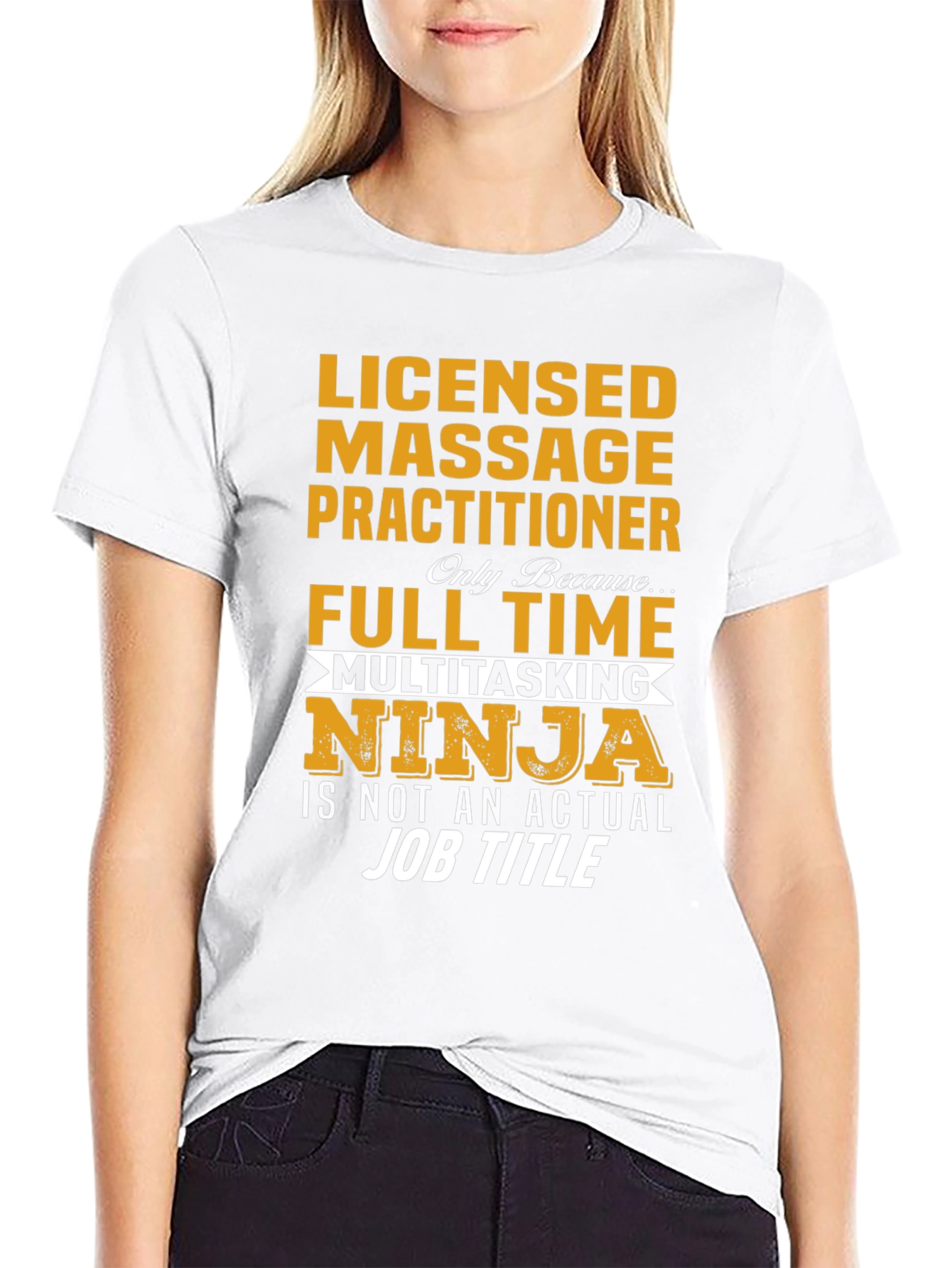 Licensed Massage Practitioner Ninja T-Shirt