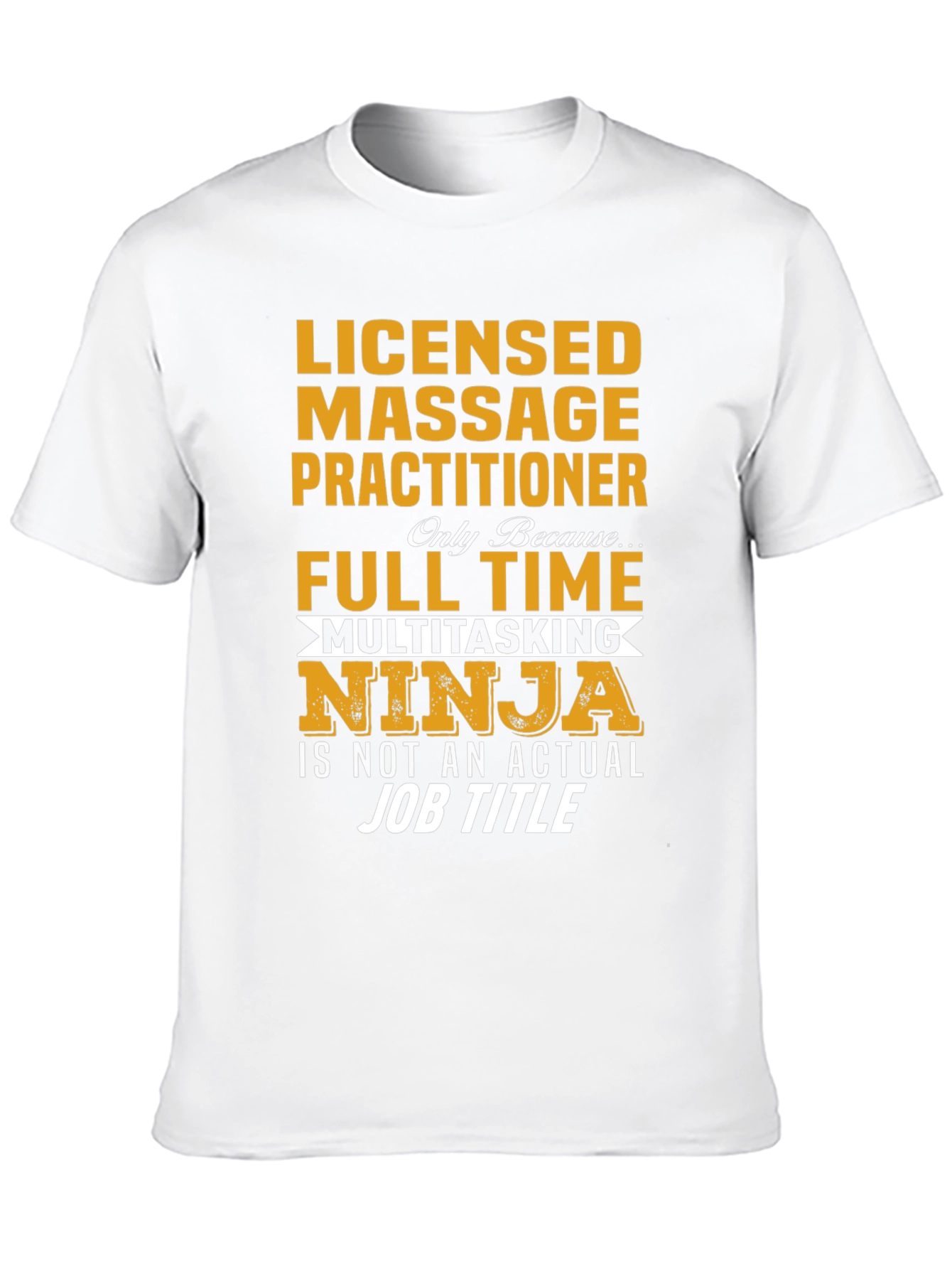 Licensed Massage Practitioner Ninja T-Shirt