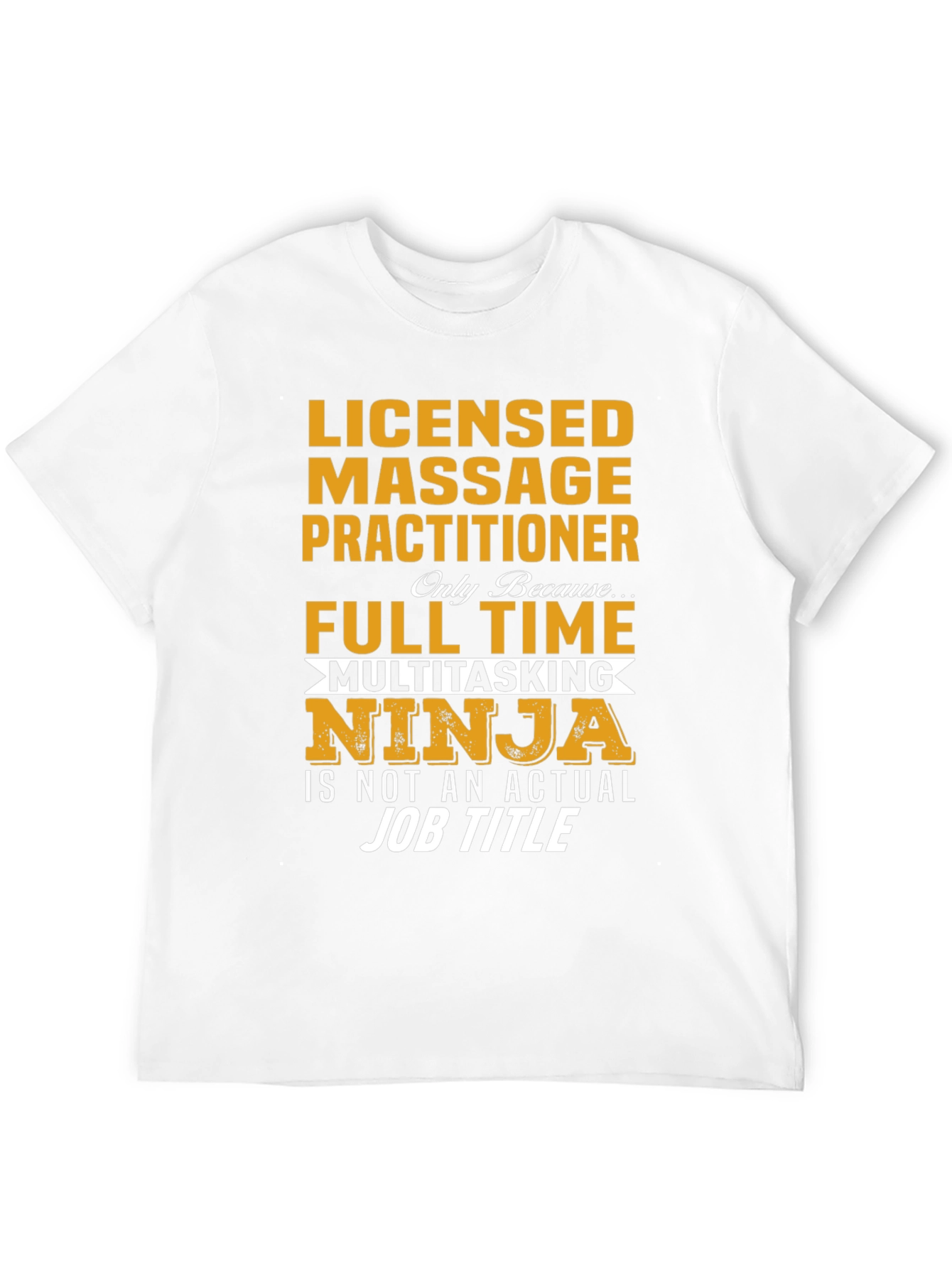 Licensed Massage Practitioner Ninja T-Shirt