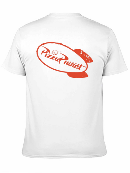 Pizza Planet T-Shirt - Black Crew Neck Tee