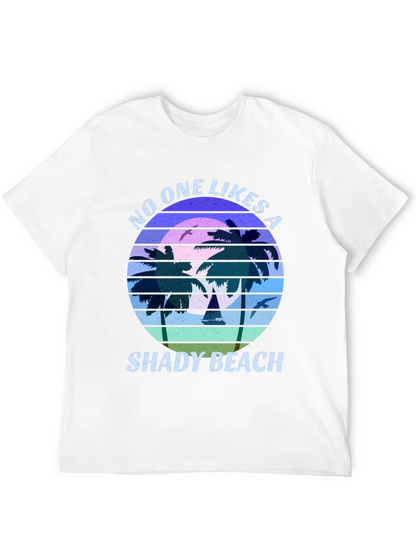 Shady Beach Graphic Tee - Retro Style