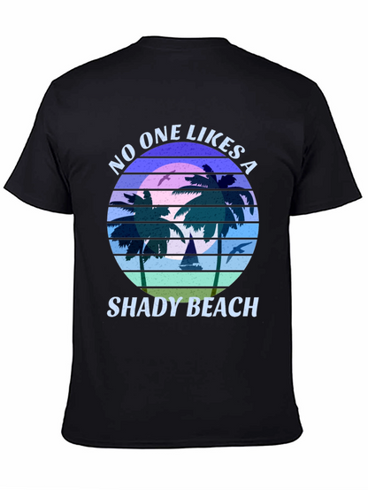 Shady Beach Graphic Tee - Retro Style