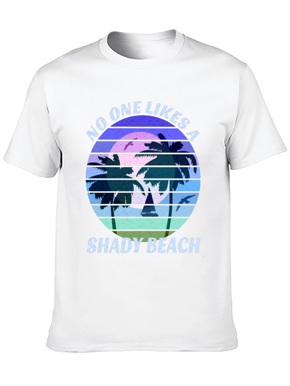 Shady Beach Graphic Tee - Retro Style